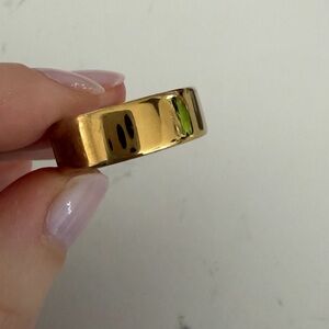 oura ring 4 size 8, gold